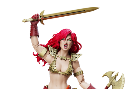 Red Sonja - Limited Edition Gold And Red - Epic Hacks Figure (1:12)