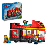 LEGO - City Red Double-Decker Sightseeing Bus Toy - 60407