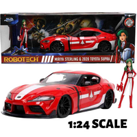 Jada - Robotech - 2020 Toyota Supra With Miriya Sterling - 1:24 Scale