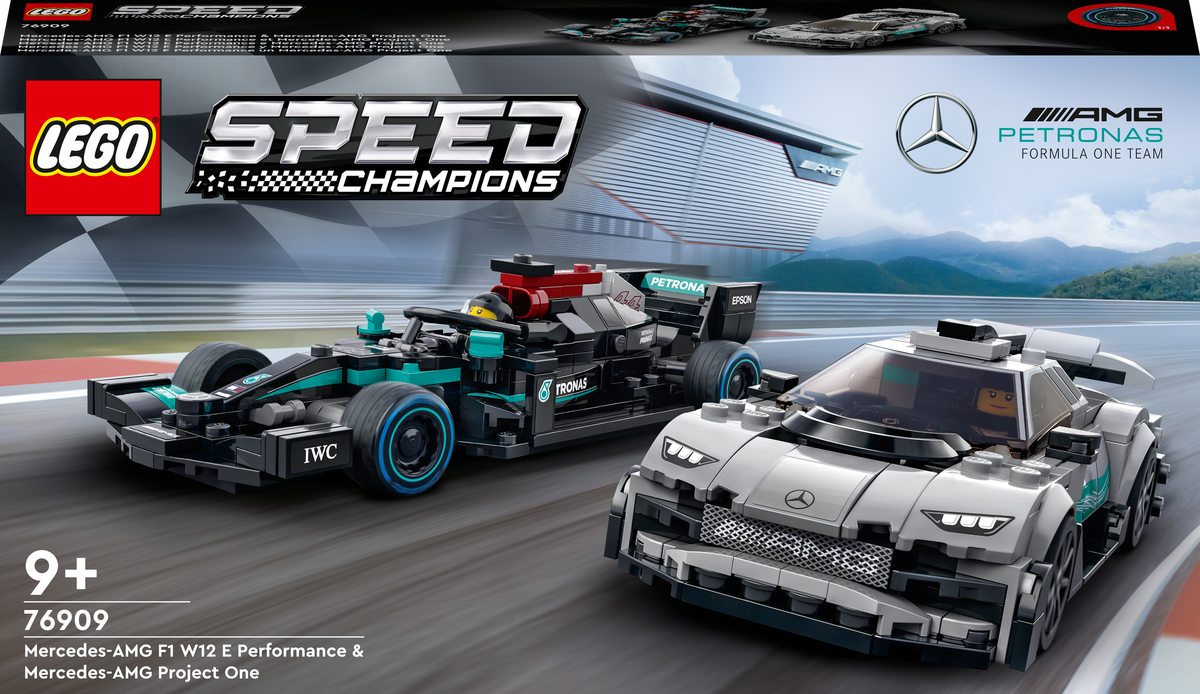 LEGO 76909 Mercedes-AMG F1 W12 E Performance & Mercedes-AMG