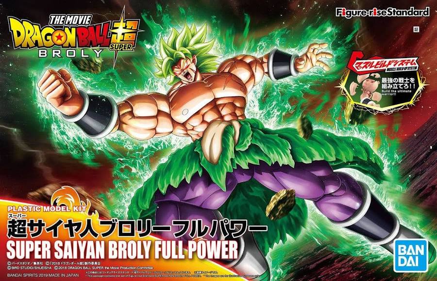 Dragon Ball Building Kits - Figure Rise Standard - Super Saiyan Broly (Full Power) - 1:12 scale