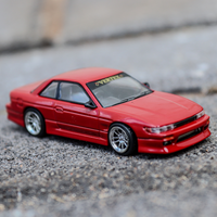 Tarmac Works Global 64 - VERTEX Nissan Silvia S13 - Red - 1/64 scale