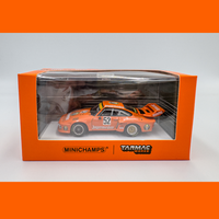 Tarmac Works Mini Champs - Porsche 935 Max Moritz Jagermeister Manfred Schurti 1977 Winner - 1/64 scale