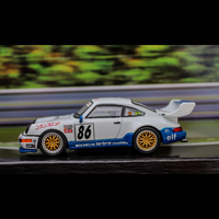 Tarmac Works COLLAB 64 - Porsche 911 Turbo S LM GT - Suzuka 1000km 1994 - 1:64 scale