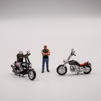 American Diorama - Motomania 5 - MIJO Exclusives - Limited Edition 1:64 Scale Figures