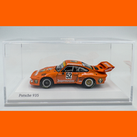 Tarmac Works Mini Champs - Porsche 935 Max Moritz Jagermeister Manfred Schurti 1977 Winner - 1/64 scale