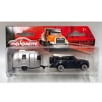 Majorette Trailer - Airstream Sport 18 Caravan and Land Rover Defender 90