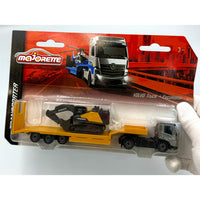 Majorette Transport - Volvo Truck with Excavator scale 1:64