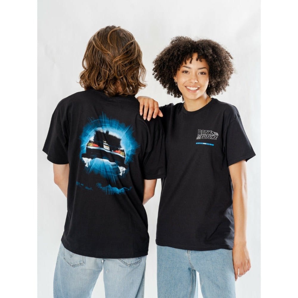 Geeky Goods - Back to the Future Delorean Reverse -  T-Shirt