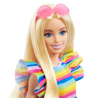 Barbie Fashionista Doll 197 Braces & Rainbow Dress