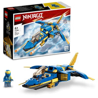 LEGO NINJAGO Jay’s Lightning Jet EVO 71784 Building Toy Set (146 Pieces)