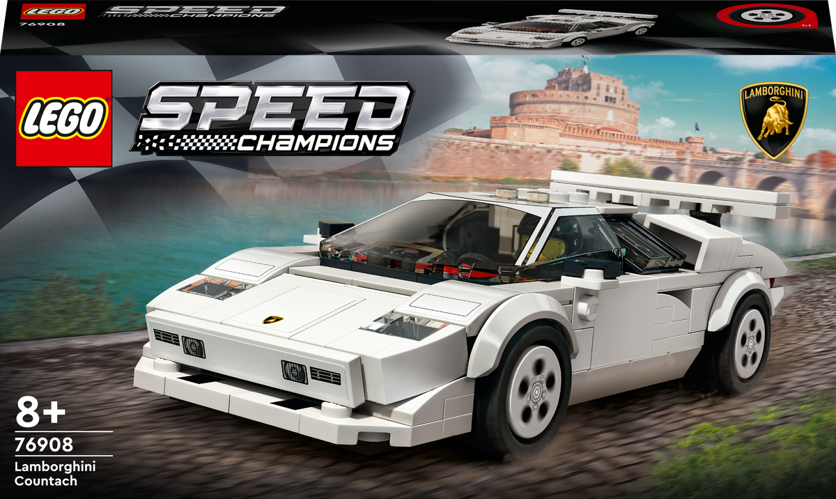 LEGO Speed Champions Lamborghini Countach 76908 Building Kit (262 Piec